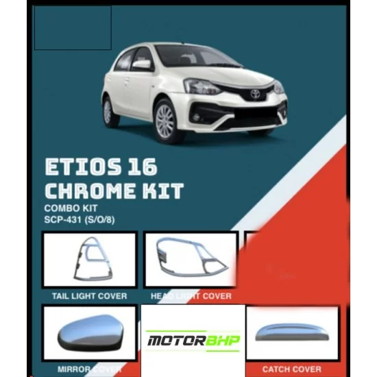 Etios deals chrome accessories